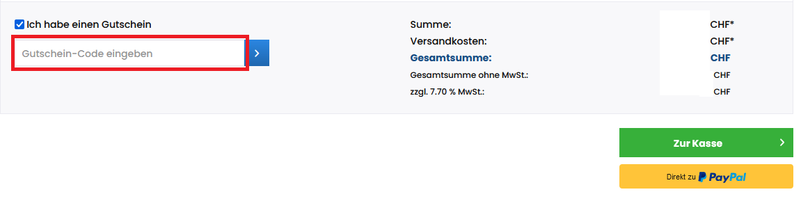 DeubaXXL Gutschein Schweiz - CHF 10 / 30% Rabatt